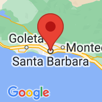 Map of Santa Barbara, CA US